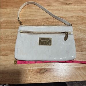Michael Kors White wristlet